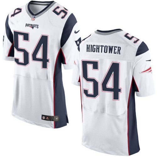 Nike Patriots #54 Dont'a Hightower White Men's Stitched NFL New Elite Jersey - Click Image to Close